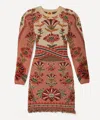 Farm Rio Women's Cream Riad Knit Dress In Multi