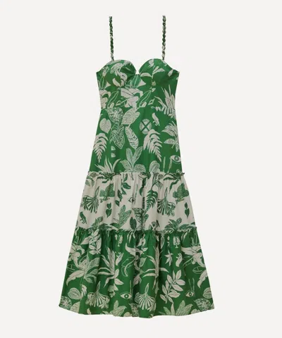 Farm Rio Women's Forest Soul Mix Midi-dress In Multi