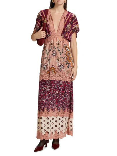 Farm Rio Women's Glam Tapestry Maxi Dress In Multi