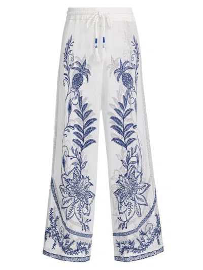 Farm Rio Wide Leg Pants In Multi