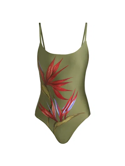 FARM RIO WOMEN'S STRILITZIA ONE-PIECE SWIMSUIT
