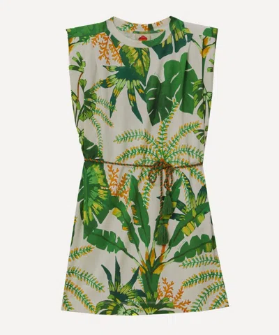 Farm Rio Women's Tropical Forest Off-white T-shirt