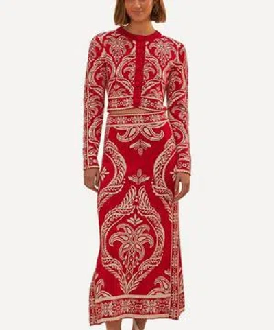 Farm Rio Women's Tropical Jacquard Knit Cardigan