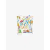 Farm Rio Womens Fresh Table Off-white Fresh Table Crop Linen-blend Top In Multi