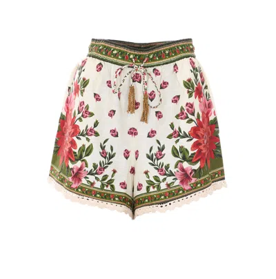 Farm Rio Wonder Rio Shorts In White