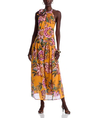 Farm Rio Wonderful Bouquet Maxi Dress In Multi