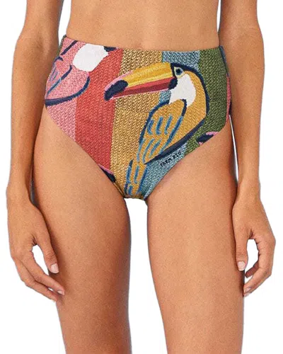 Farm Rio Wonderful Toucans Hot Pant In Multi