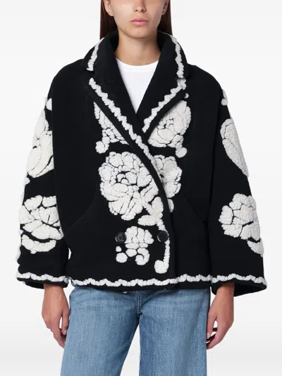 Farm Rio Wool Blend Jacket In Neutral