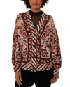 Farm Rio Wool-blend Knit Cardigan In Multi