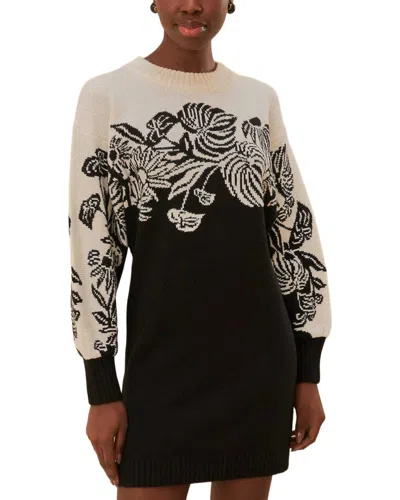 Farm Rio Wool-blend Knit Sweaterdress In Multi