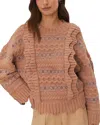 Farm Rio Wool-blend Sweater In Multi