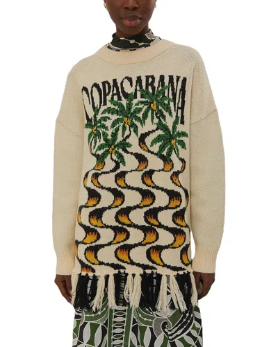 FARM RIO FARM RIO WOOL-BLEND SWEATER