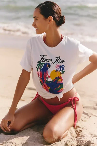 Farm Rio X Anthropologie Graphic Tee In White