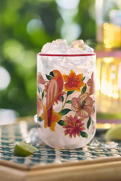 Farm Rio X Anthropologie Juice Glass In Brown