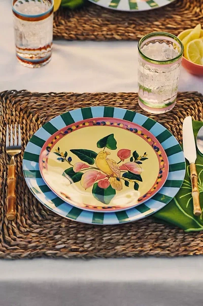 Farm Rio X Anthropologie Melamine Dessert Plates, Set Of 4 In Multi