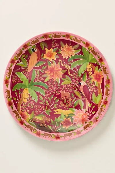 Farm Rio X Anthropologie Melamine Dinner Plates, Set Of 4 In Multi