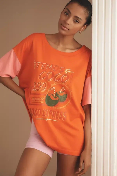 Farm Rio X Anthropologie Oversized Graphic Tee