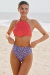 Farm Rio X Anthropologie Patterned Bikini Bottoms In Multicolor