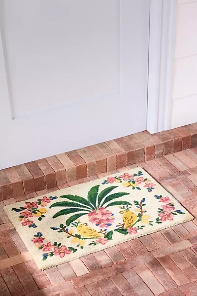 Farm Rio X Anthropologie Printed Coir Doormat In Multi