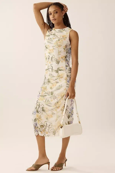 Farm Rio X Anthropologie Sleeveless Mesh Midi Dress