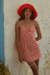 Farm Rio X Anthropologie Tie-strap Mini Nap Dress In Multi