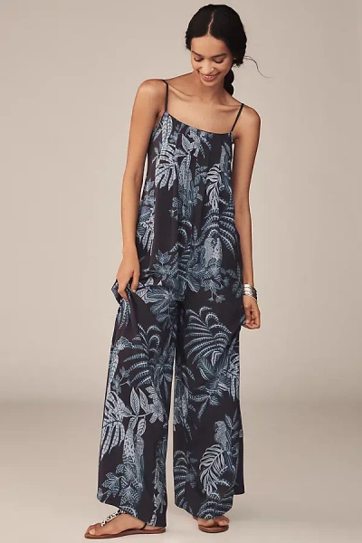 Farm Rio X Anthropologie Waistless Printed Jumpsuit