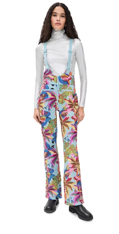 Farm Rio X Whitespace Macaw Ski Pants Blue In Multi
