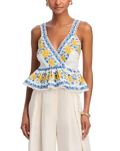 Farm Rio Zuli Sleeveless Blouse In Multi