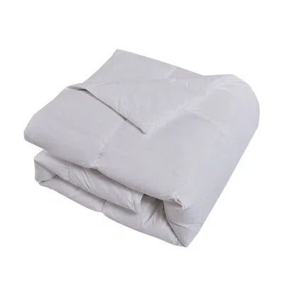 Farm To Home 100% Cotton 95 Feather 5 Down All Seasons Full/queen Comforter In White