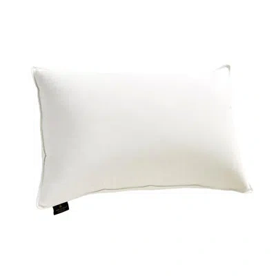 Farm To Home 100% Cotton Medium Firm Support Pillow In White