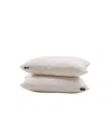 Farm To Home Down Alternative 100% Cotton 2-pack Pillow, King In White