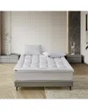 Farm To Home Organic Gusseted Mattress Topper In White