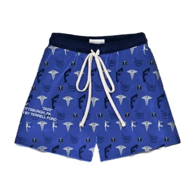 Farmacia Farm Sport Shorts In Blue