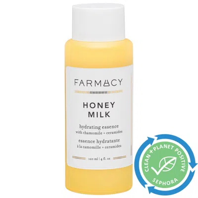 Farmacy Honey Milk Hydrating Essence With Chamomile + Ceramides 4 oz / 120 ml In White