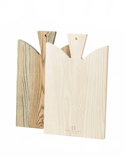 FARMHOUSE POTTERY ARAUCANA BREAD BOARD IN GREY