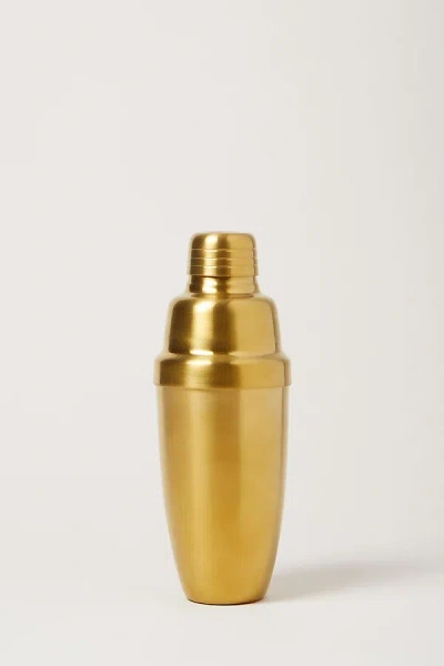 Farmhouse Pottery Essex Barware Cocktail Shaker In Gold