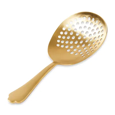 Farmhouse Pottery Essex Barware Julep Strainer In Gold