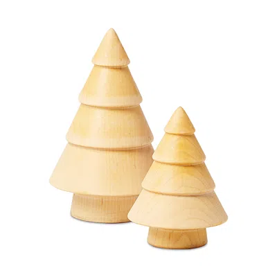 Farmhouse Pottery Maple Evergreen Tree, Large In Tan