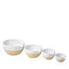 Farmhouse Pottery Medium Stoneware Pantry Bowl In Open White