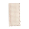Farmhouse Pottery Petite Gingham Napkin, Set Of 4 In Light/pastel Brown