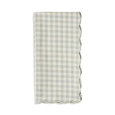 Farmhouse Pottery Petite Gingham Napkin, Set Of 4 In Light/pastel Green