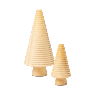 Farmhouse Pottery Petite Woodland Pine Tree, Large In Tan