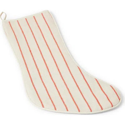 Farmhouse Pottery Scarlet Maine Weave Stocking In Neutral