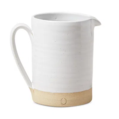 Farmhouse Pottery Silo Pitcher, Medium In Open White
