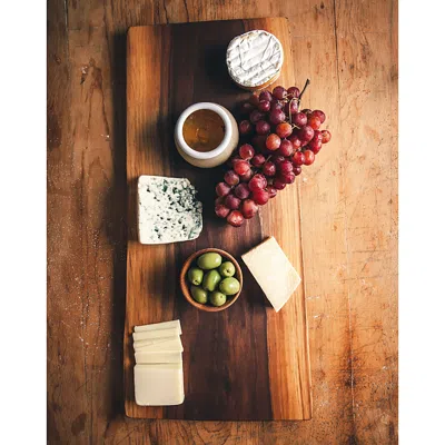 Farmhouse Pottery Wood Cutting & Serving Board, Large In Brown
