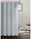 Farmhouse The  By Rachel Ashwell Wide Ticking Stripe Shower Curtain In Blue