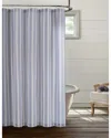Farmhouse The  By Rachel Ashwell Wide Ticking Stripe Shower Curtain In Blue