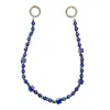 Farra Blue Cube And Round Lapis Lazuli Phone Charm