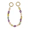 Farra Colormixed Natural  Rose Quartz Citrine Amethyst Phone Strap