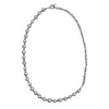 Farra Grey Freshwater Pearls With Chain Men's Necklace